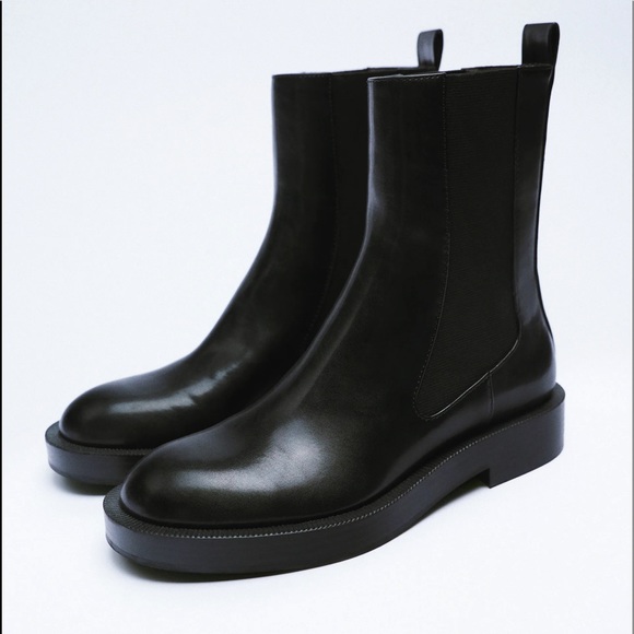 Zara Shoes Zara Black Chelsea Boots Poshmark